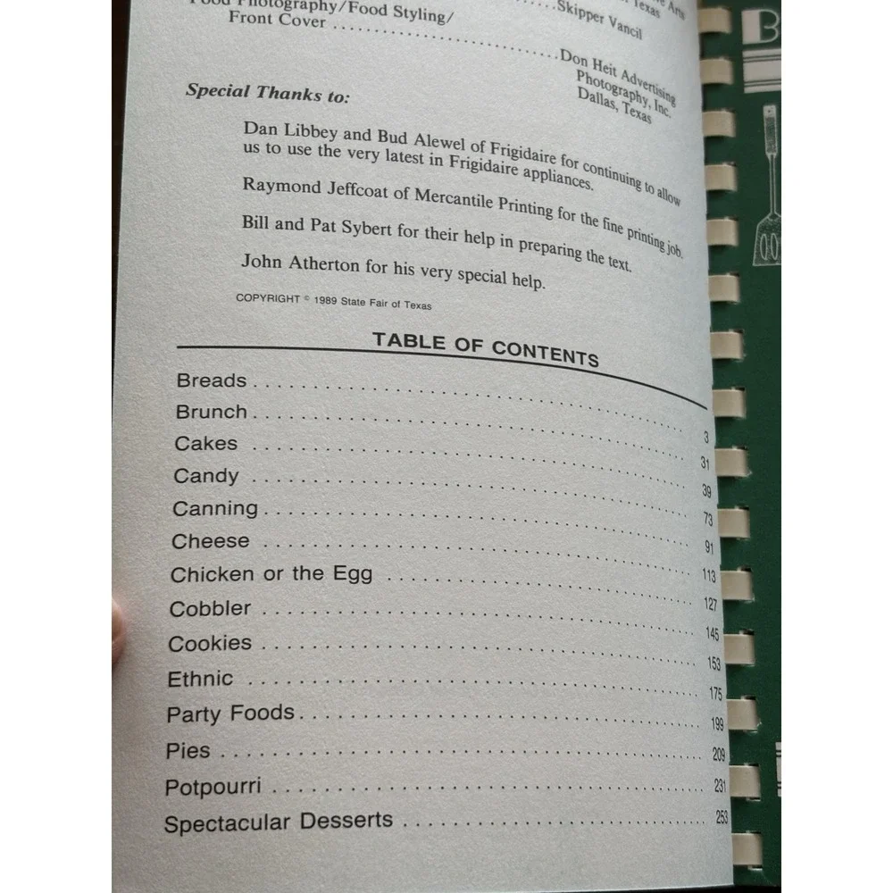 Vtg State Fair of Texas Cook Book LOT of 11 Recipe Collections 1981-1993 Spiral